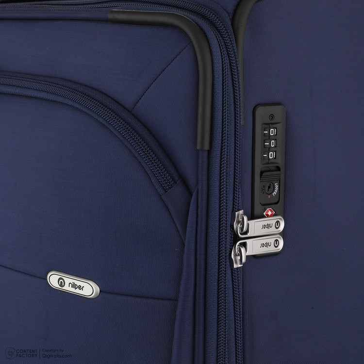 چمدان نیلپر توریستر مدل آوان -NTLS111002 سایز متوسط سرمه ای
