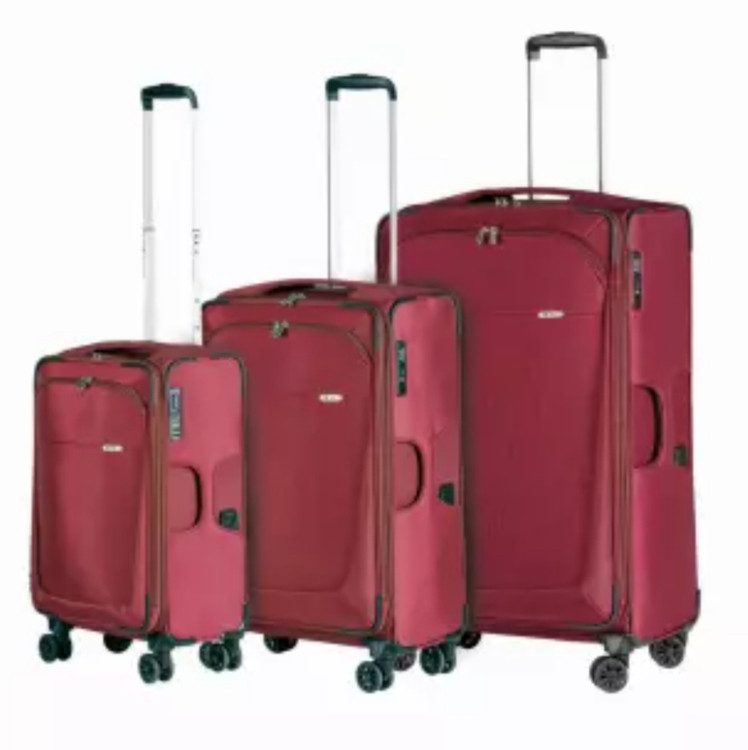 مجموعه سه عددی چمدان نیلپرتوریستر مدل آوان رنگ قرمز یا زرشکی