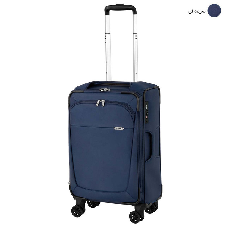چمدان نیلپر مدل آوان کد 111 سایز کوچک داخل پرواز 55سانتی متر مشکی