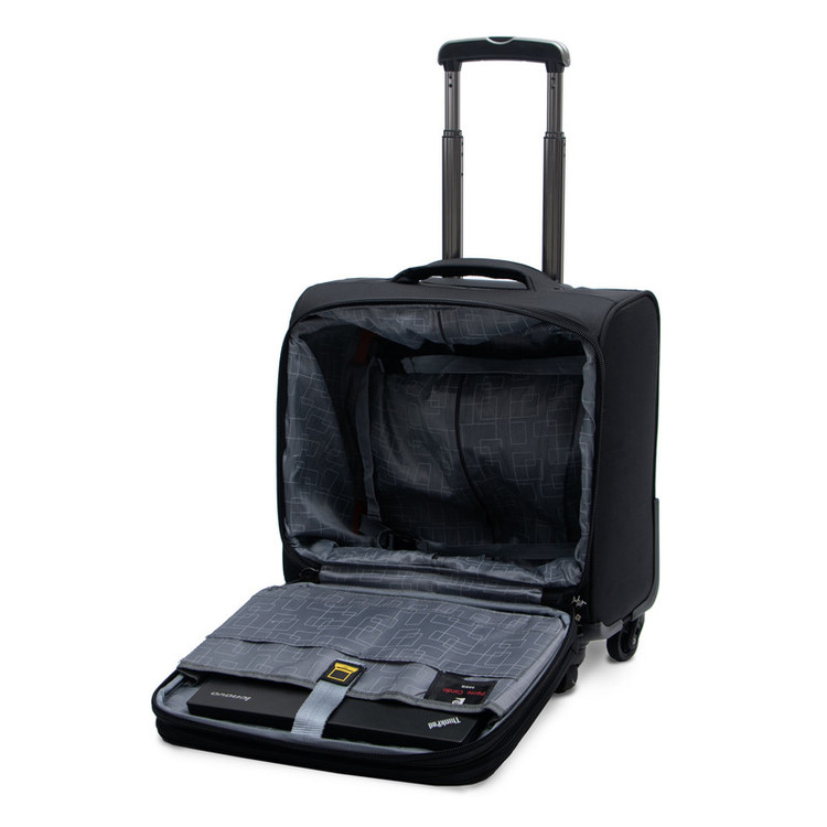 کیف خلبانی پیرکاردین مشکی کابین سایز مونتاز داخل