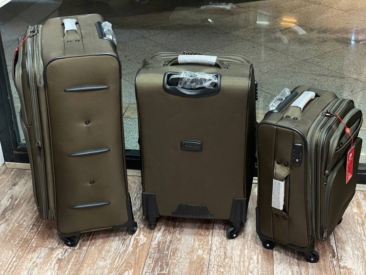 مجموعه سه عددی چمدان پیر کاردین مدل SBP160 رنگ سبز صدری