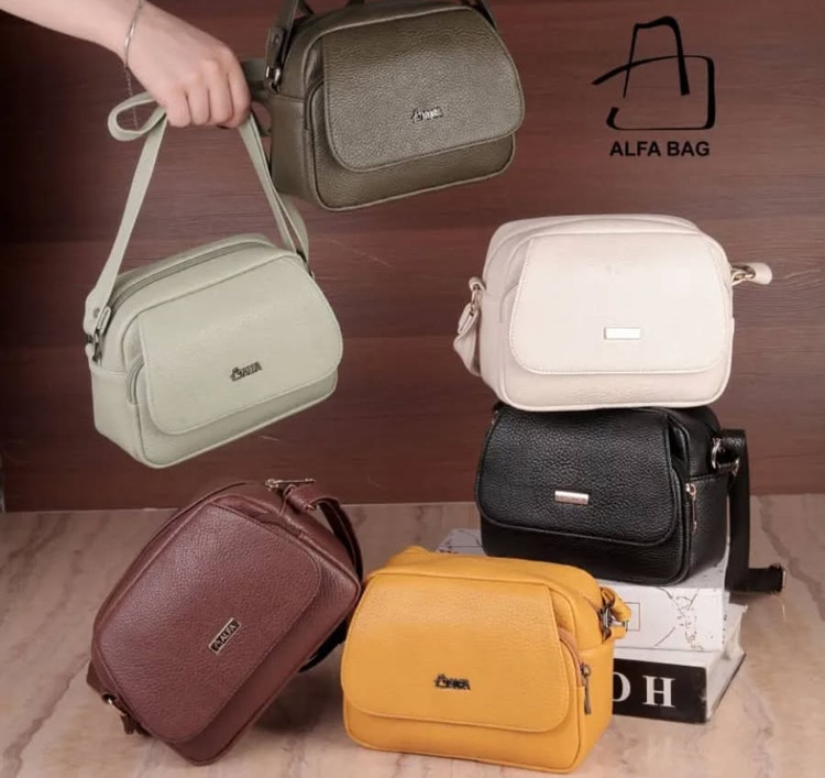 کیف زنانه الفا سبز تیره