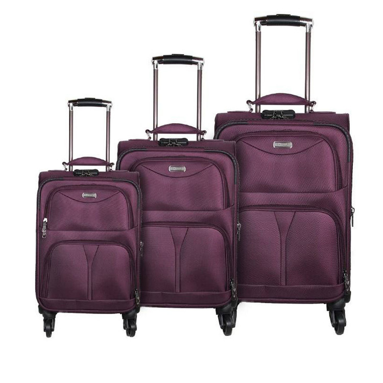 مجموعه 3 عددی چمدان کمل 4 چرخ با قفل وکاور بسیار سبک