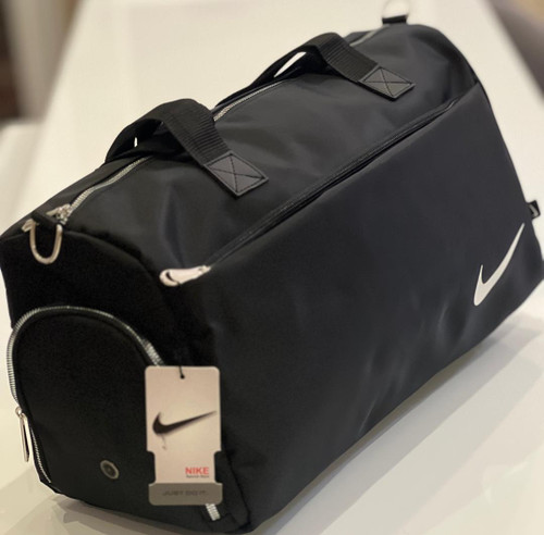 ساک ورزشی نایک مشکی ساتن جا کفشی دار