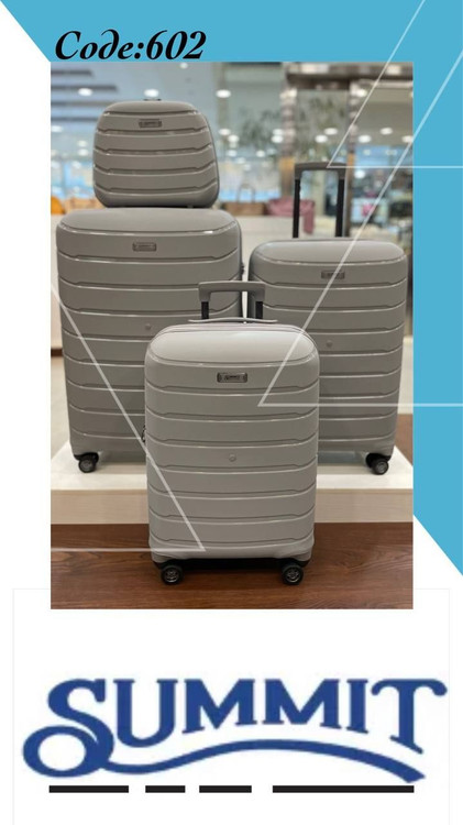 مجموعه 4 عددی چمدان سامیت اصلی با زیپ دوبل وقفل tsa