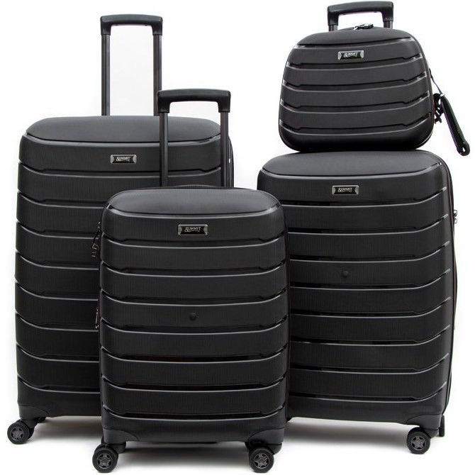 مجموعه 4 عددی چمدان سامیت اصلی با زیپ دوبل وقفل tsa